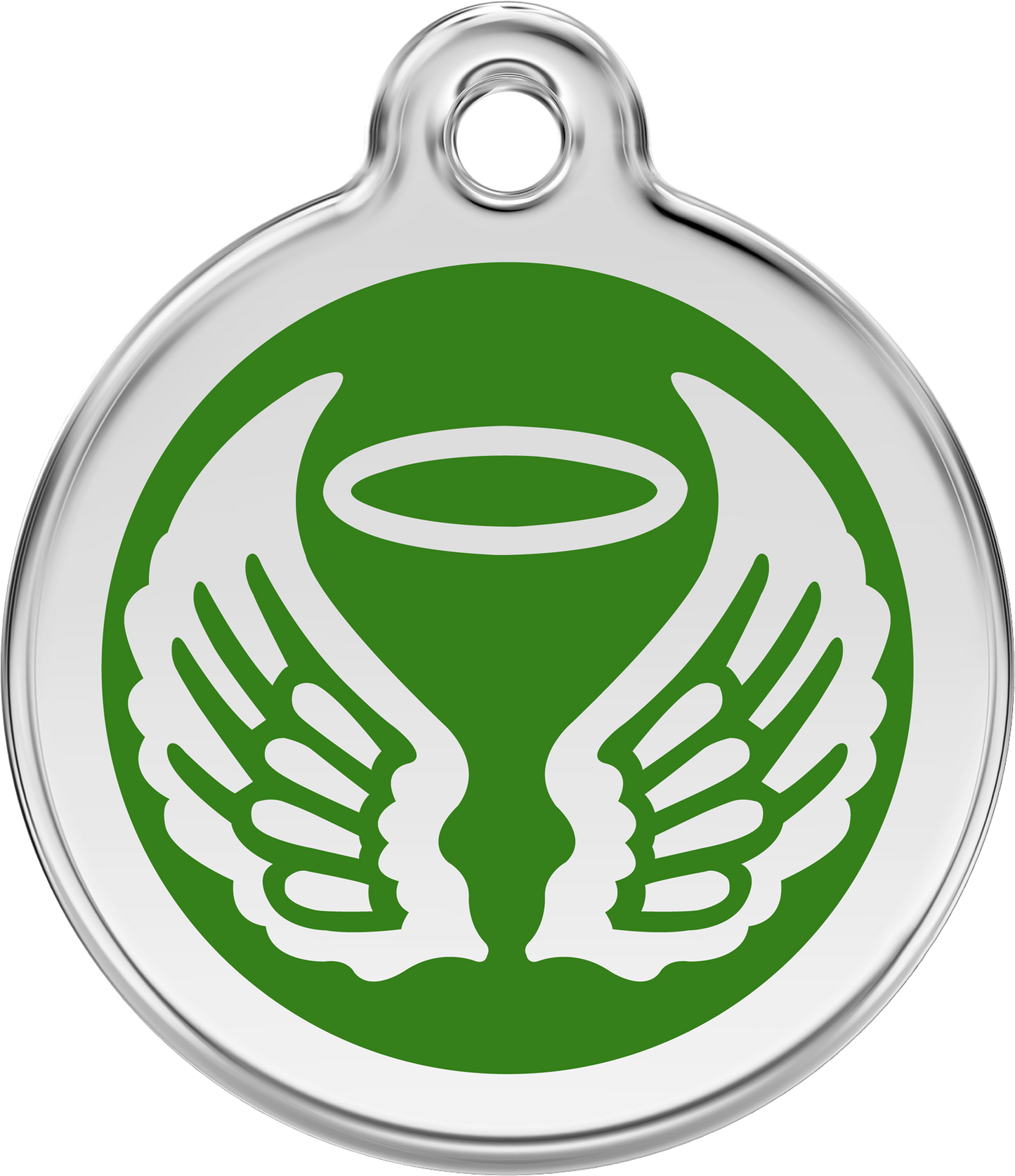 Médaille pour Chien Gravée et Personnalisée – Identification de Collier – Idée Cadeau Originale – Ange|EffyNess®