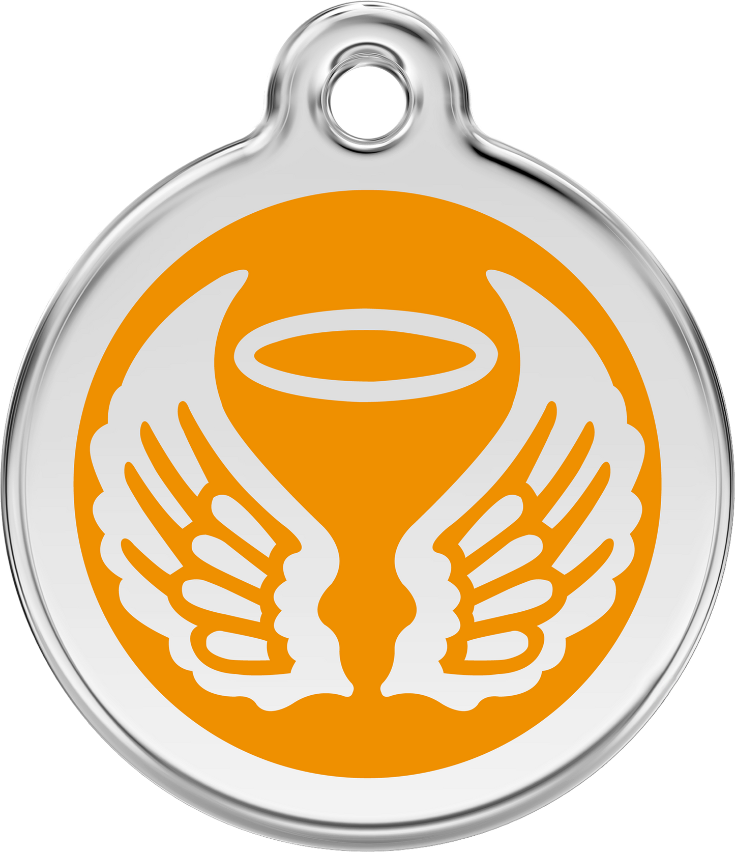 Médaille pour Chien Gravée et Personnalisée – Identification de Collier – Idée Cadeau Originale – Ange|EffyNess®
