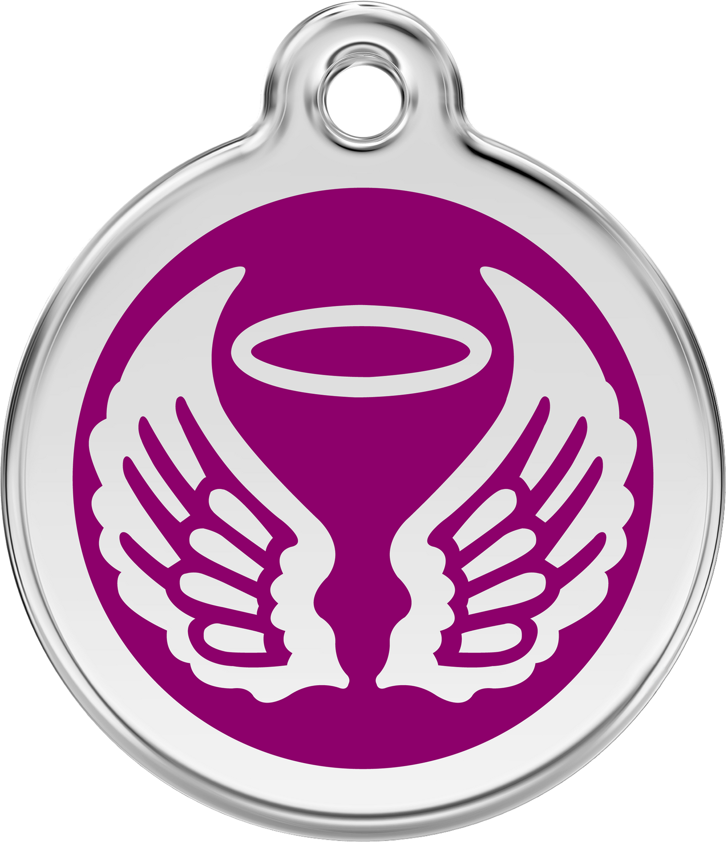 Médaille pour Chien Gravée et Personnalisée – Identification de Collier – Idée Cadeau Originale – Ange|EffyNess®