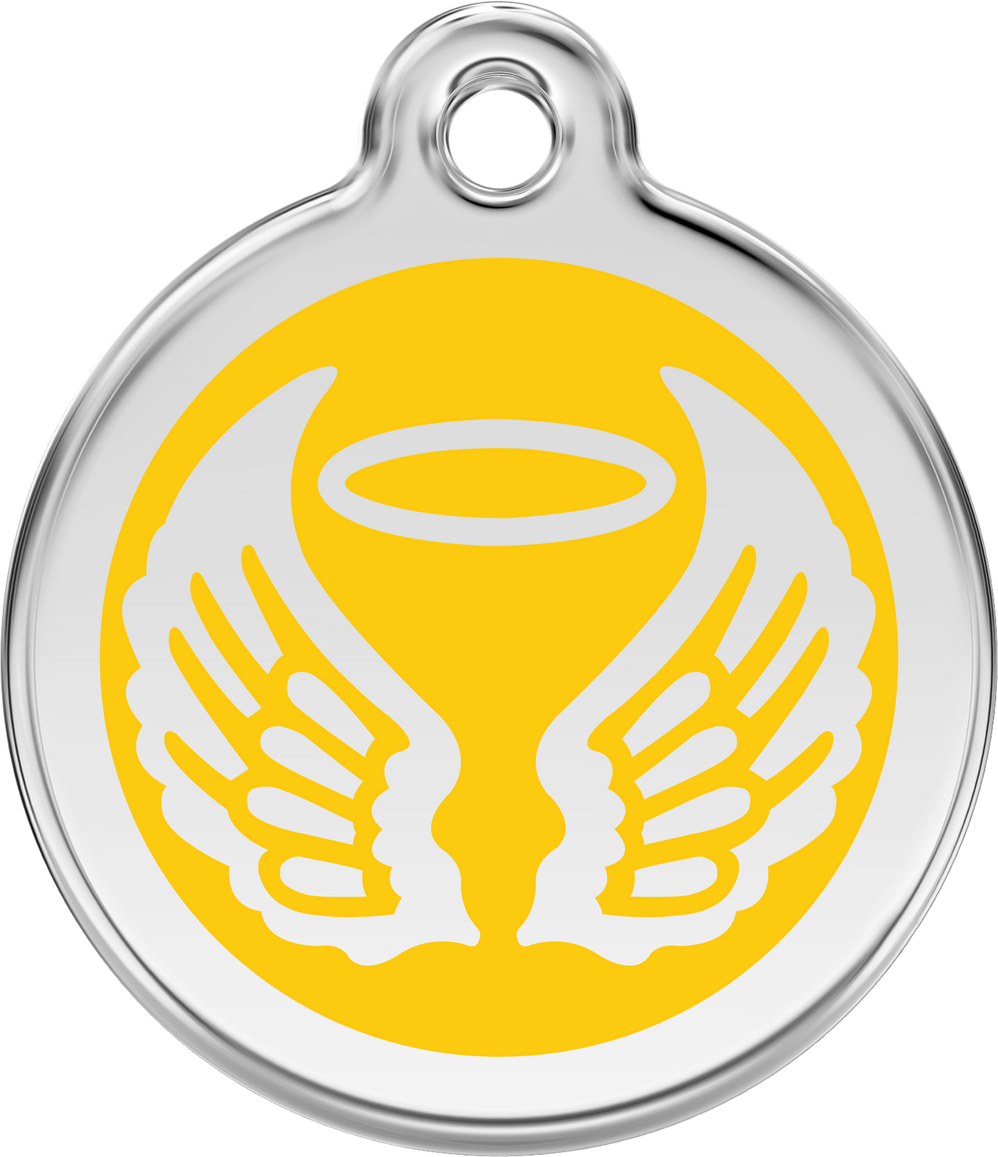 Médaille pour Chien Gravée et Personnalisée – Identification de Collier – Idée Cadeau Originale – Ange|EffyNess®