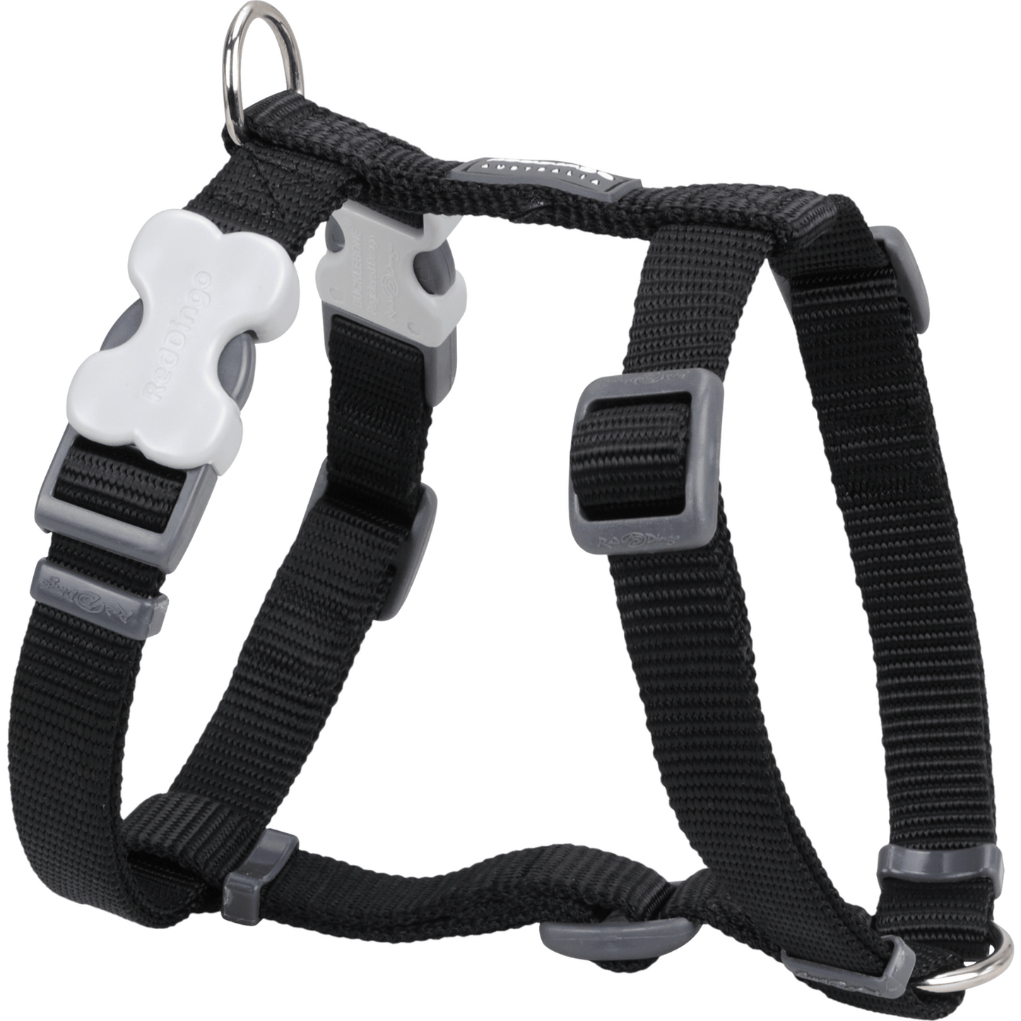 Harnais pour Chien – Boucle innovante – Nylon Premium|forme H Basic - RedDingo