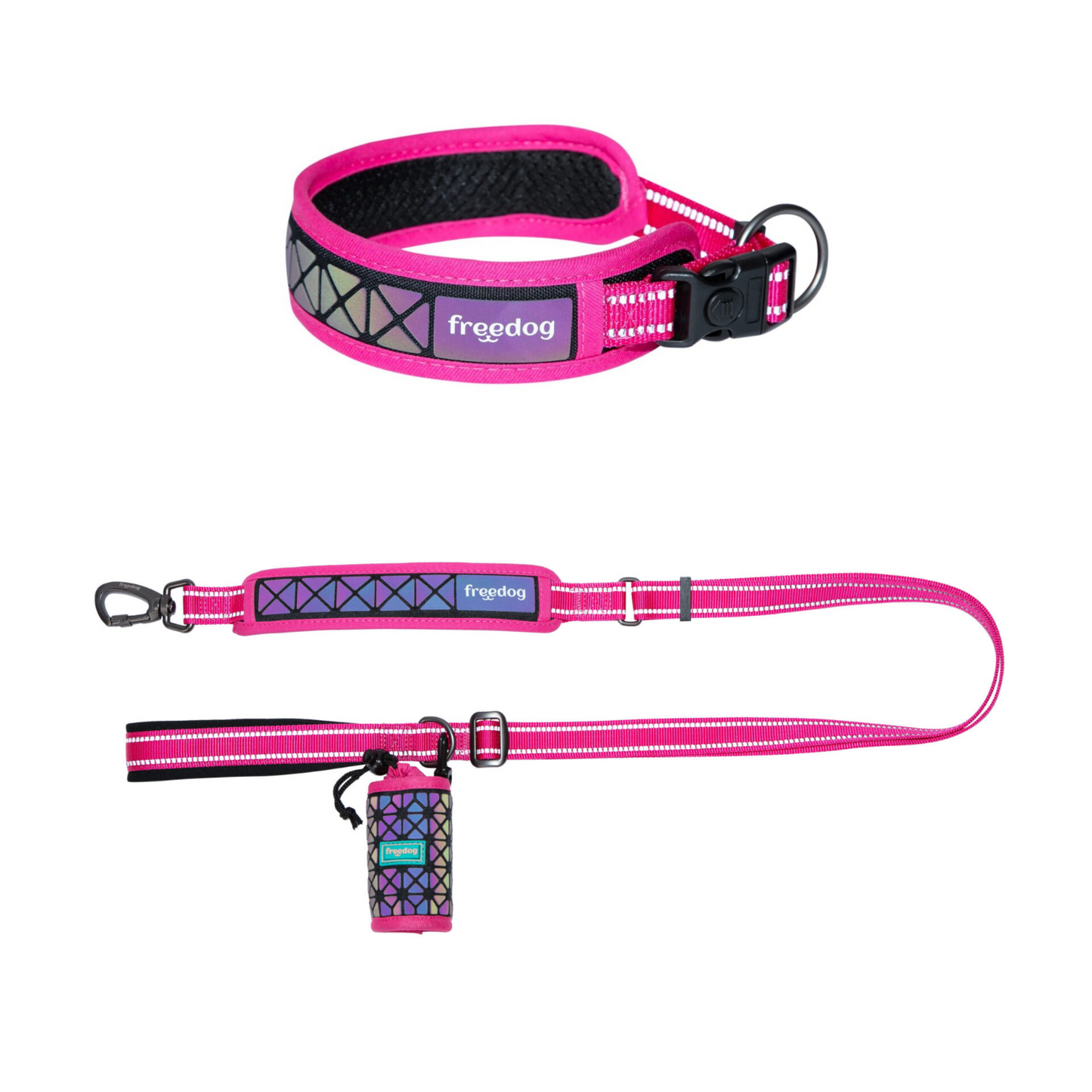 Collier pour Chien – Fluo Lumineux – Réfléchissant|Boréal - Freedog