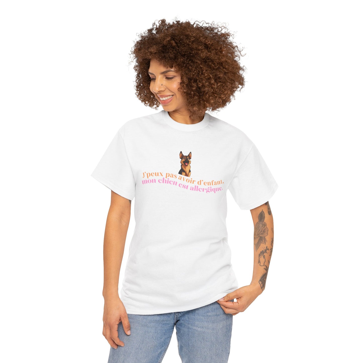 T-shirt - J'peux pas avoir d'enfant, mon Chien est allergique - EffyNess®
