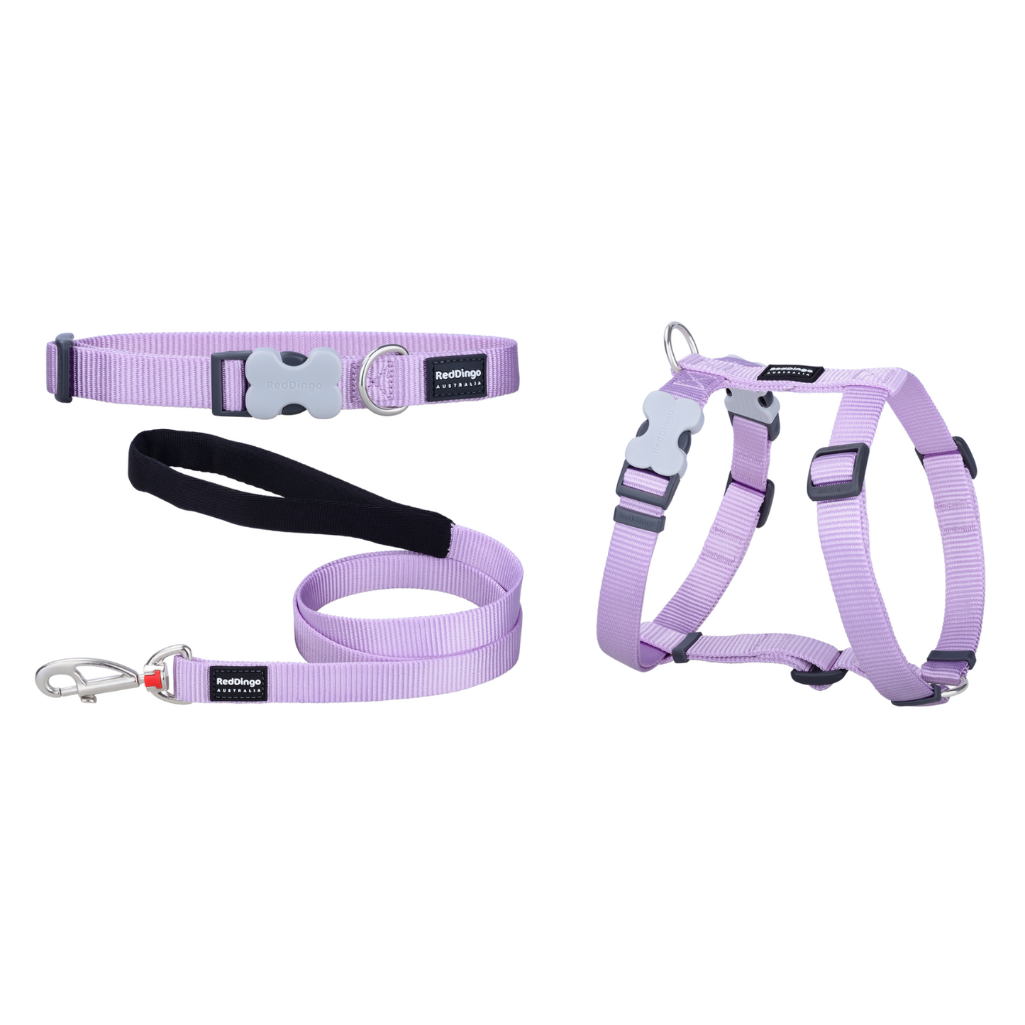 Laisse pour Chien Ultra Confort – Mousqueton breveté – Nylon Premium|Pastel - RedDingo