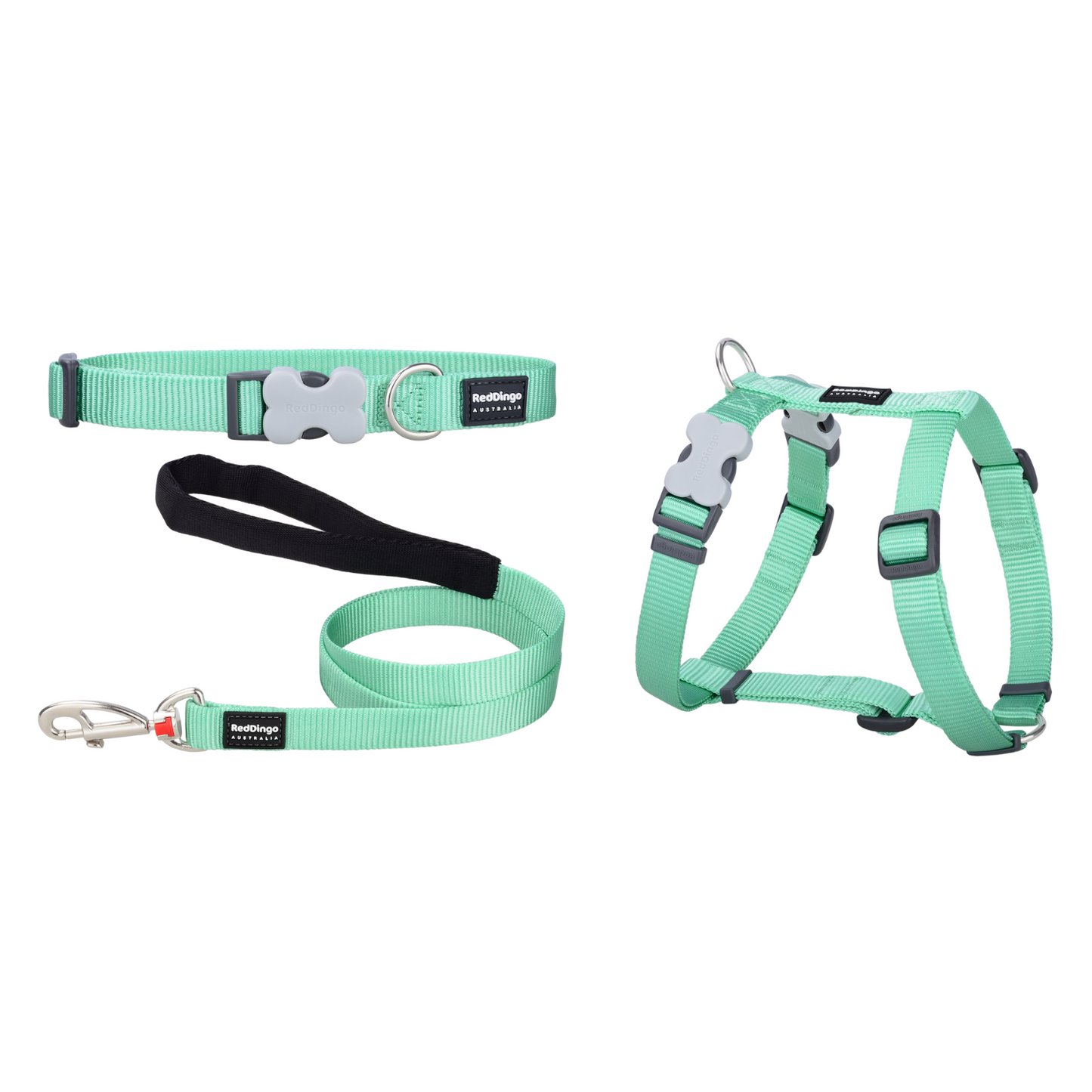Laisse pour Chien Ultra Confort – Mousqueton breveté – Nylon Premium|Pastel - RedDingo