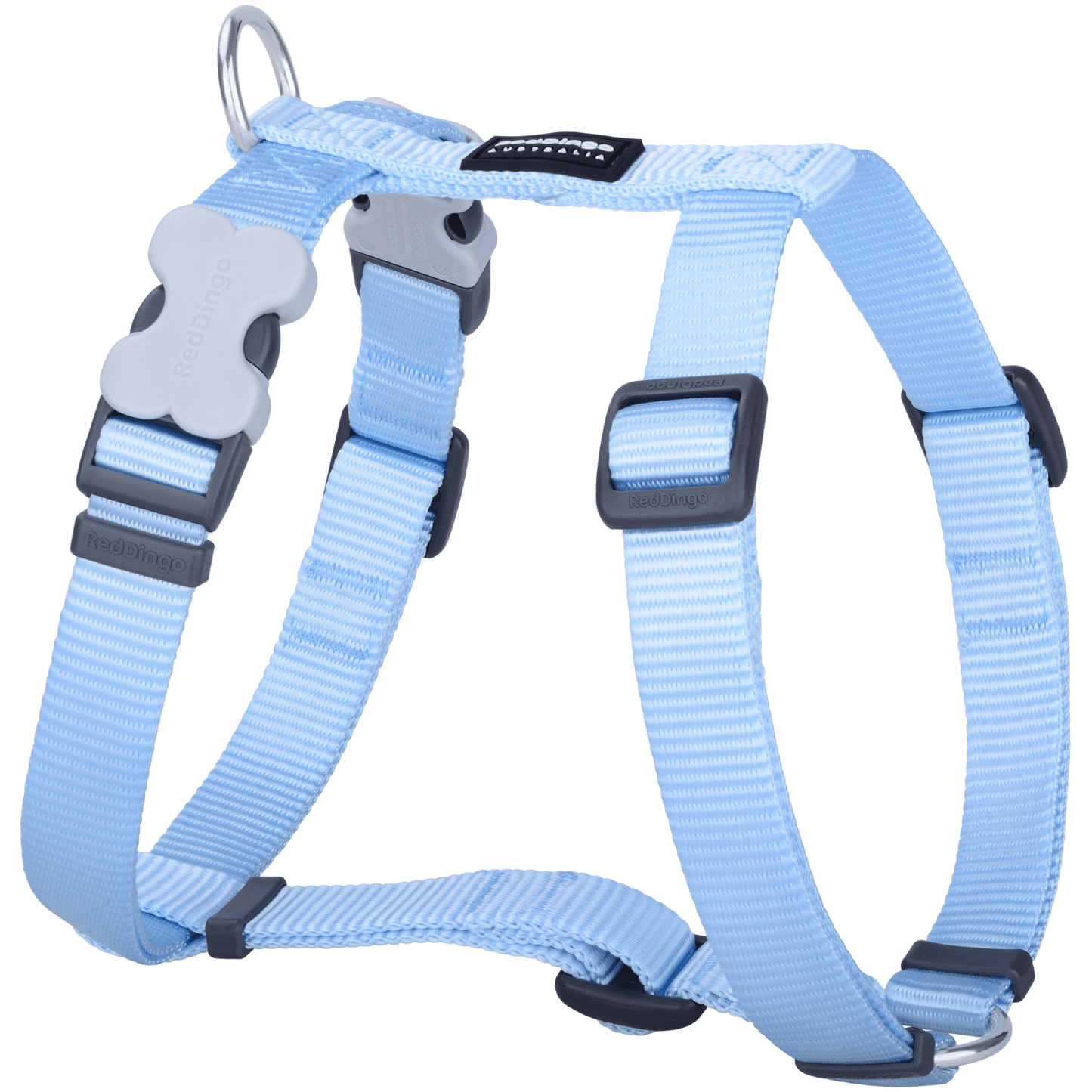 Harnais pour Chien – Boucle innovante – Nylon Premium|forme H Pastel - RedDingo