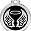 Médaille pour Chien Gravée et Personnalisée – Identification de Collier – Idée Cadeau Originale – Ange｜EffyNess®