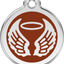 Médaille pour Chien Gravée et Personnalisée – Identification de Collier – Idée Cadeau Originale – Ange｜EffyNess®