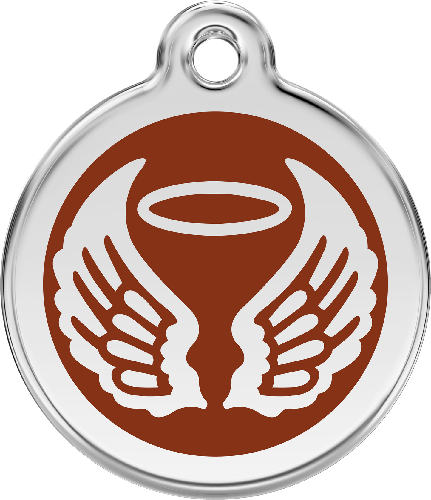 Médaille pour Chien Gravée et Personnalisée – Identification de Collier – Idée Cadeau Originale – Ange｜EffyNess®