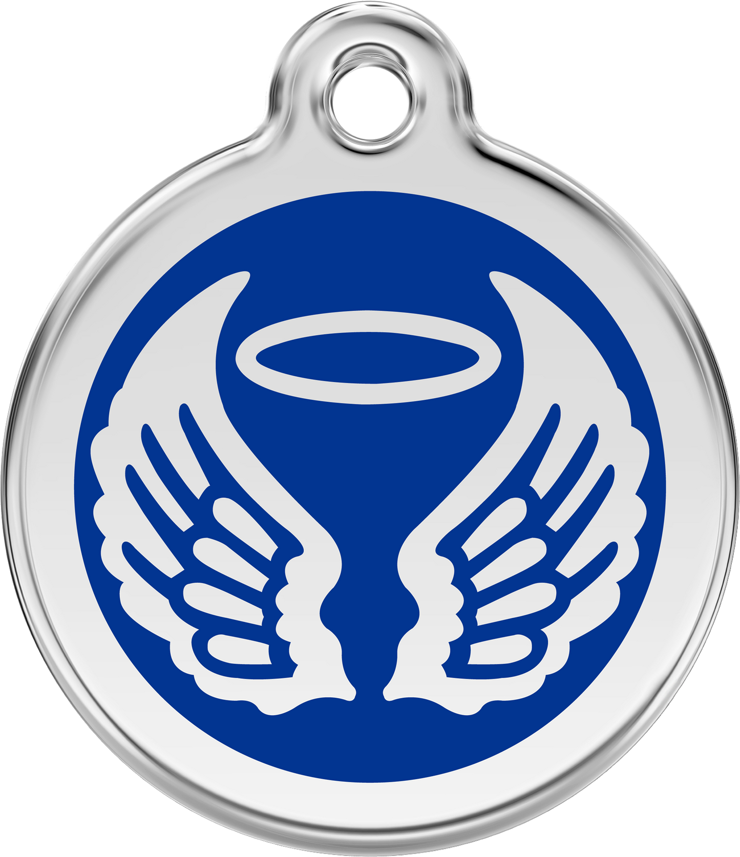 Médaille pour Chien Gravée et Personnalisée – Identification de Collier – Idée Cadeau Originale – Ange｜EffyNess®