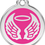 Médaille pour Chien Gravée et Personnalisée – Identification de Collier – Idée Cadeau Originale – Ange｜EffyNess®