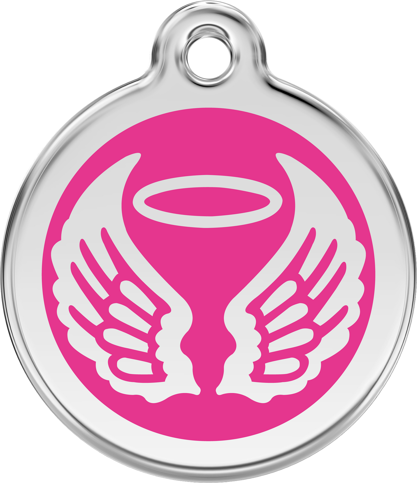Médaille pour Chien Gravée et Personnalisée – Identification de Collier – Idée Cadeau Originale – Ange｜EffyNess®