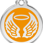 Médaille pour Chien Gravée et Personnalisée – Identification de Collier – Idée Cadeau Originale – Ange｜EffyNess®