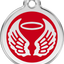 Médaille pour Chien Gravée et Personnalisée – Identification de Collier – Idée Cadeau Originale – Ange｜EffyNess®