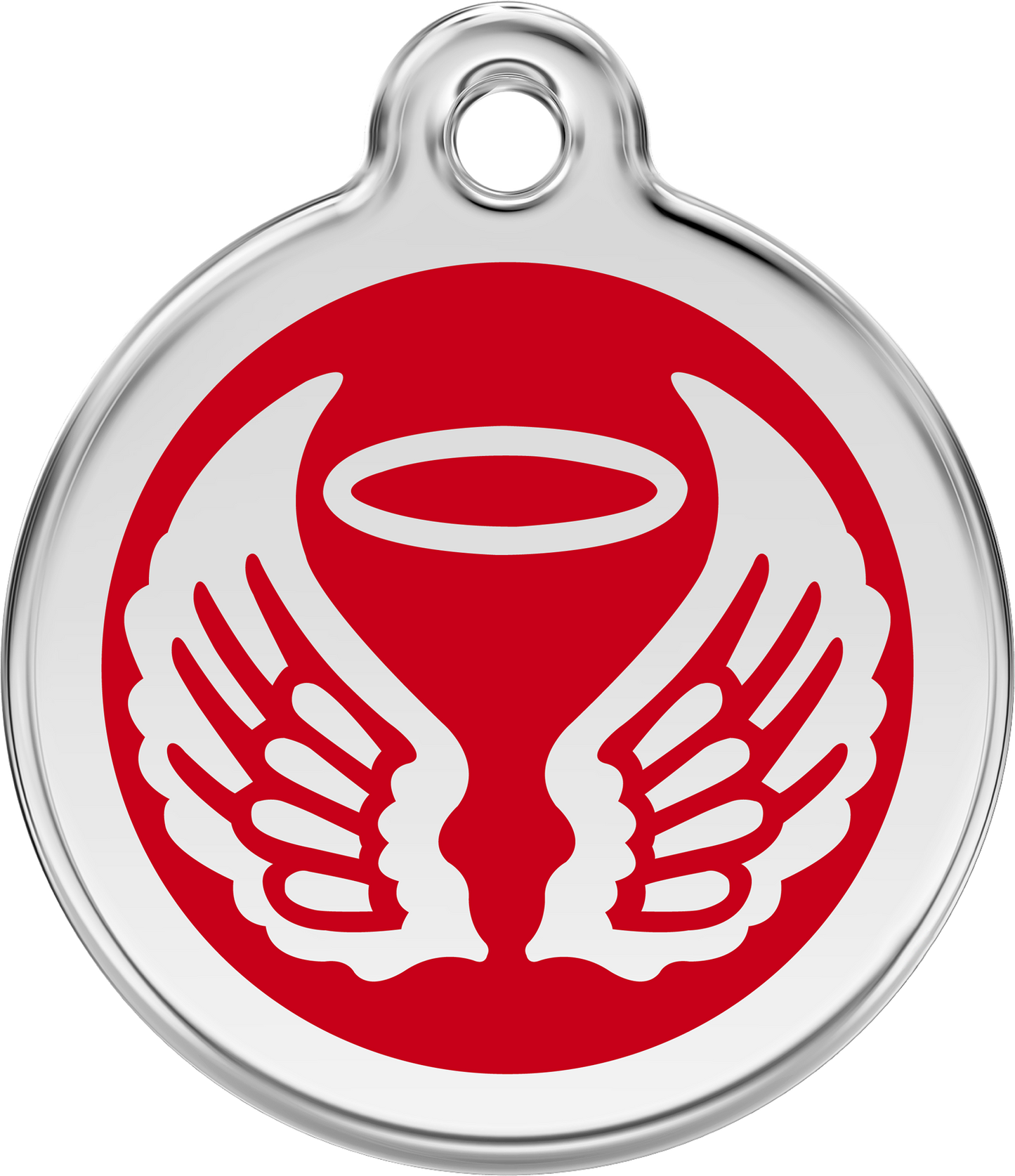 Médaille pour Chien Gravée et Personnalisée – Identification de Collier – Idée Cadeau Originale – Ange｜EffyNess®