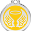 Médaille pour Chien Gravée et Personnalisée – Identification de Collier – Idée Cadeau Originale – Ange｜EffyNess®