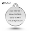 Médaille pour Chien Gravée et Personnalisée – Identification de Collier – Idée Cadeau Originale – Ange｜EffyNess®