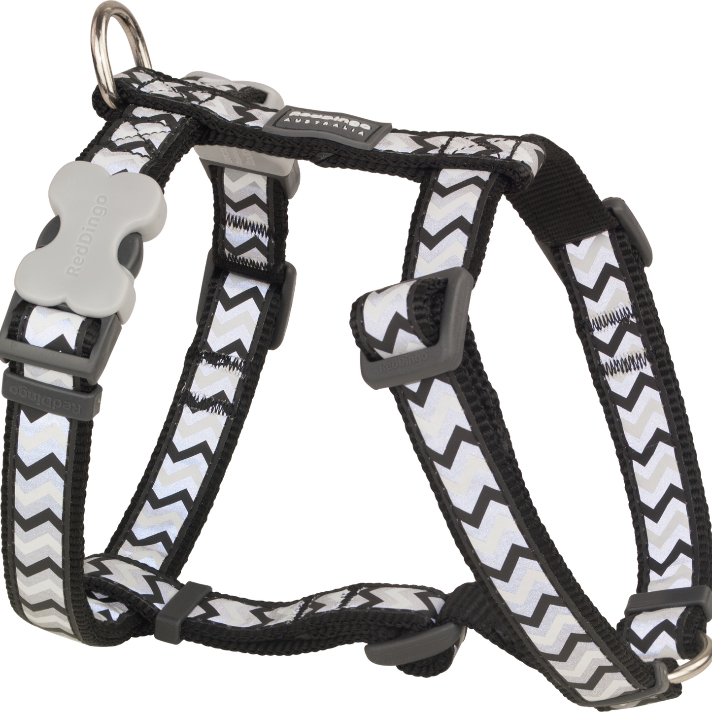 Harnais pour Chien – Boucle innovante – Nylon Premium｜forme H Basic - RedDingo