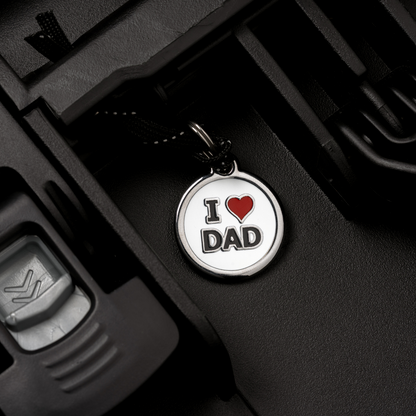 medaille chien jaime papa