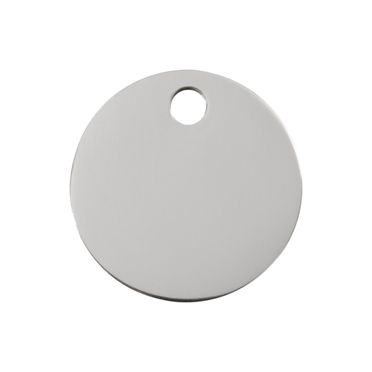 medaille identification chien inox disque a graver