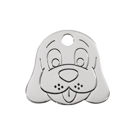 medaille identification chien inox doggy