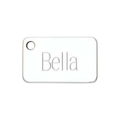 medaille identification chien inox plaque gravure face