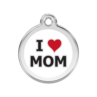 medaille identification chien jaime maman