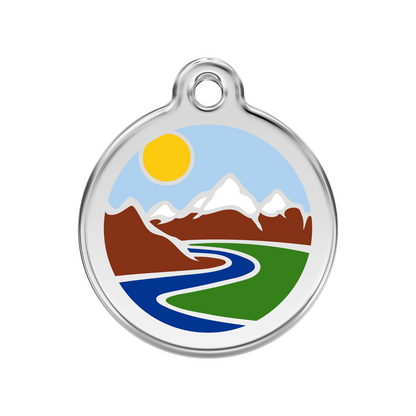 medaille identification chien montagne