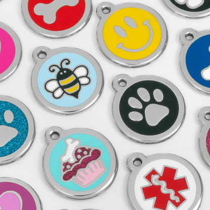 medailles pour chien acier inoxidable email gravure a personaliser